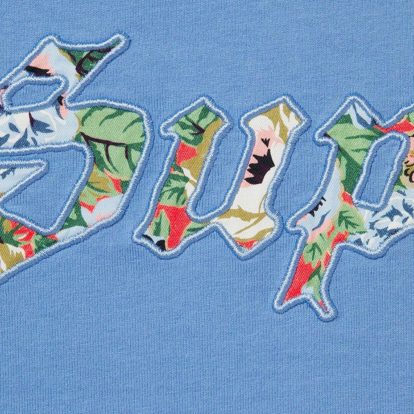 Floral Appliqué S/S Top view 4